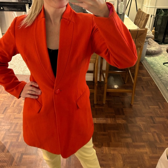 Sheike Australia - orangey red pea coat - Picture 2 of 2
